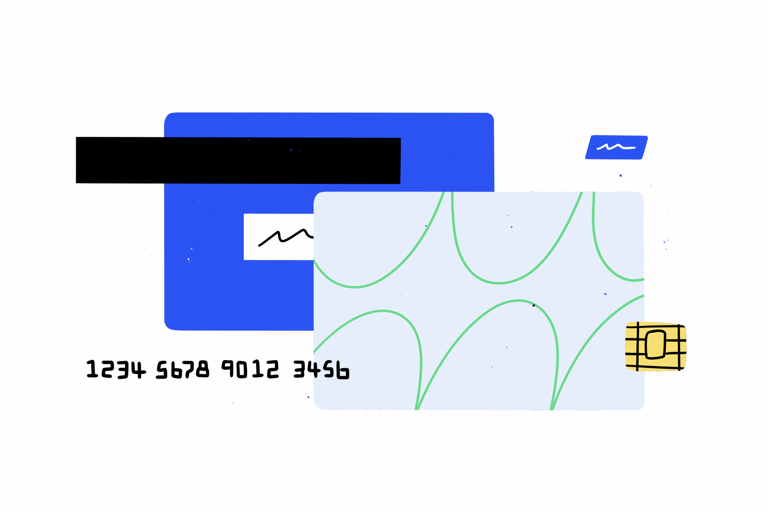 bank card psd template bummer image illustration