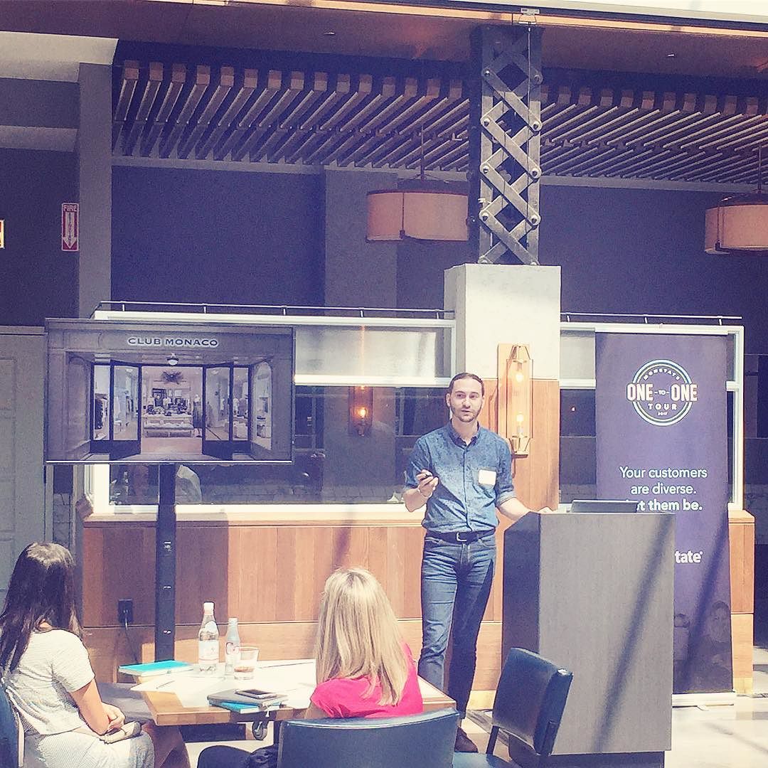 End of Club Monaco tour with Monetate