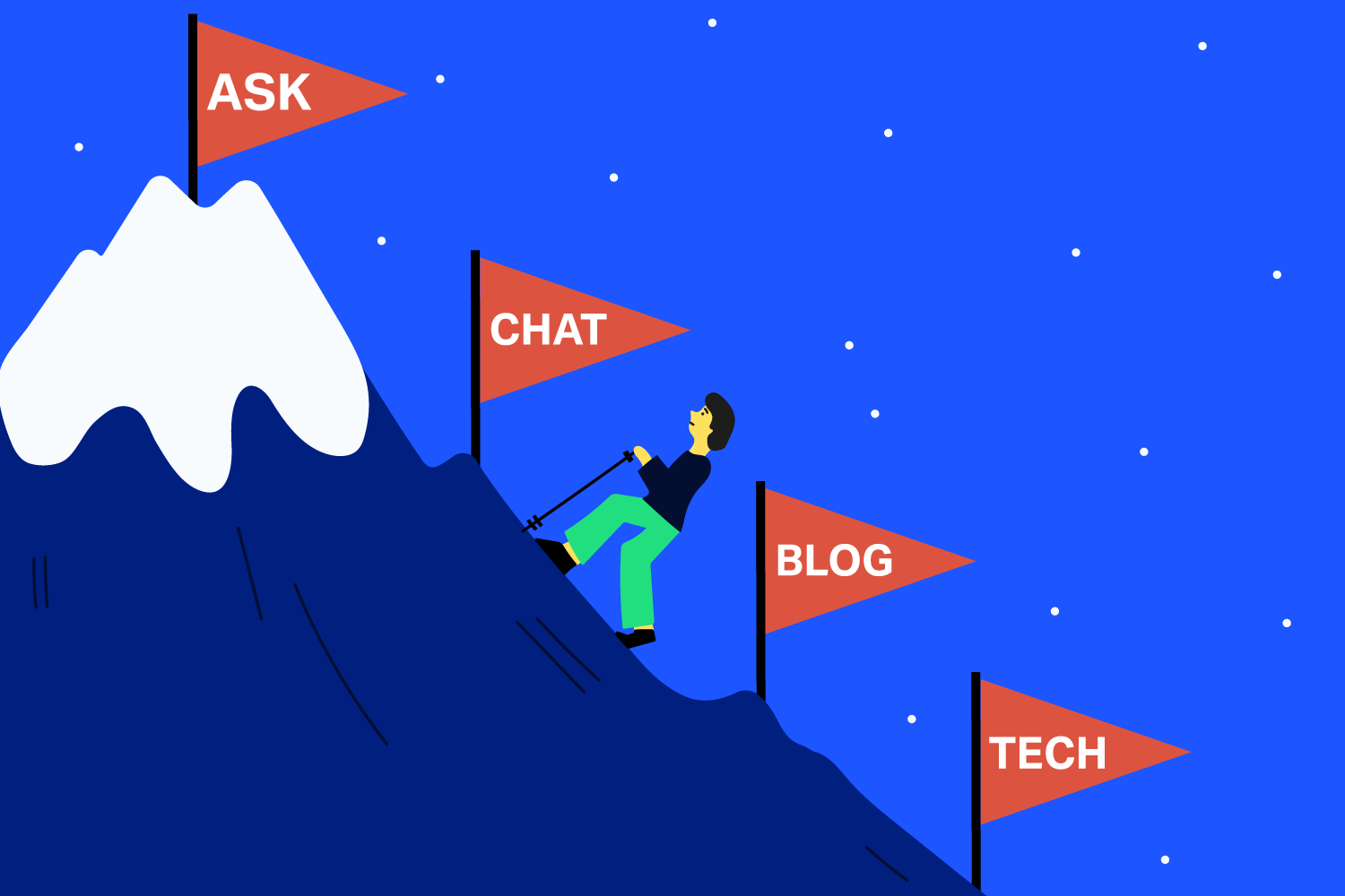 foundations of effective seo and sem in the ai era - climbing the mountain bumper image