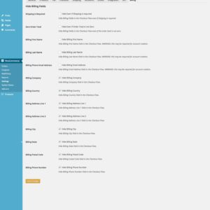 wc hide billing feilds backend