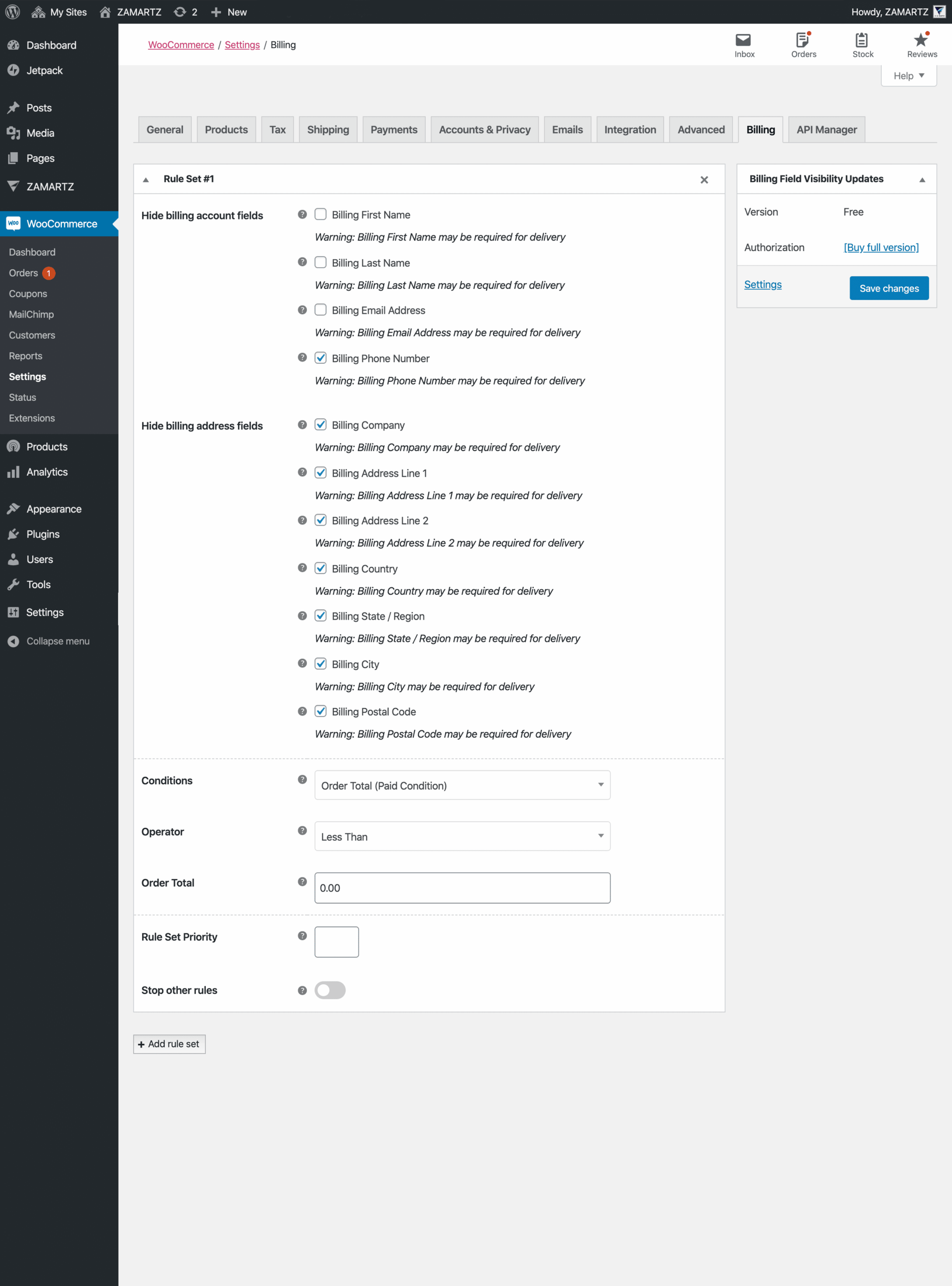 10 Free WooCommerce Billing