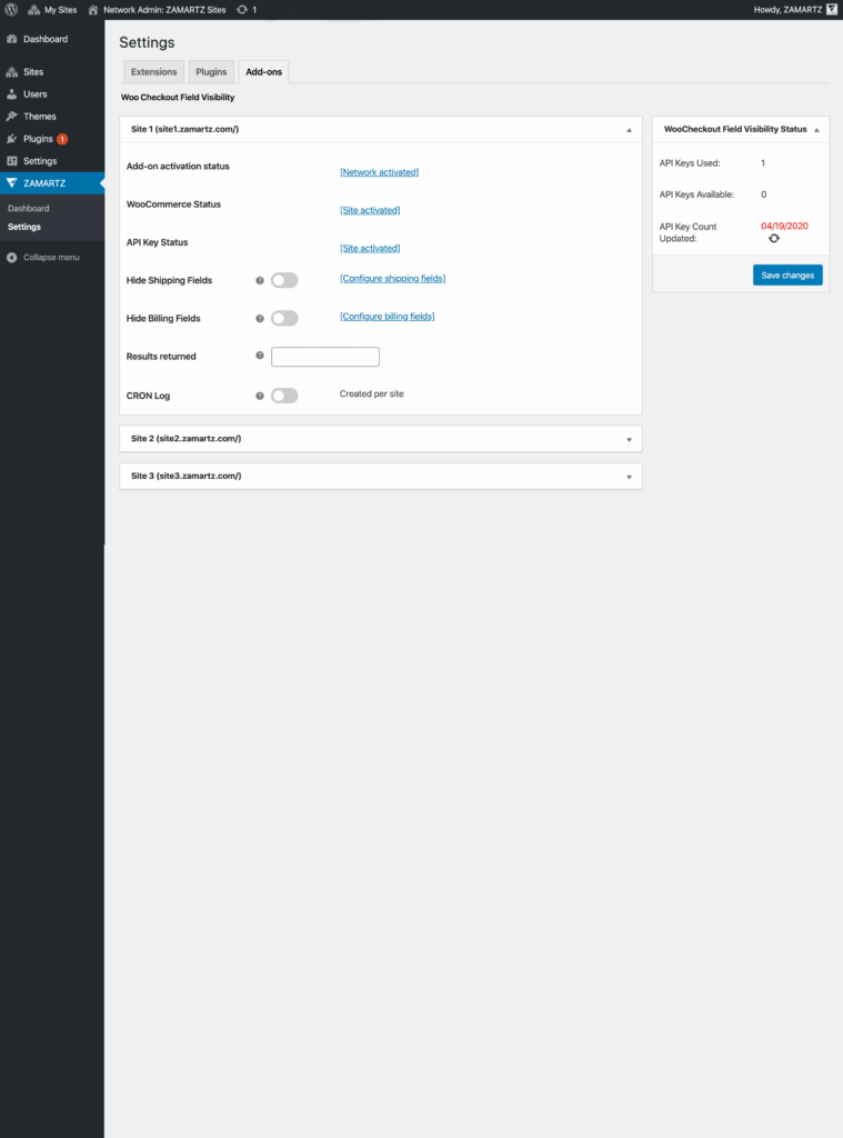 12 Paid Network Settings AddOn