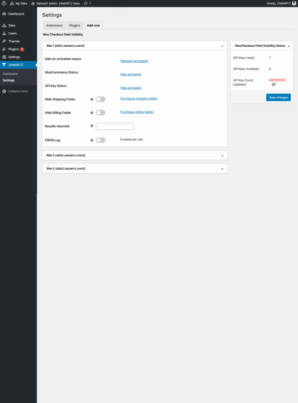 12 Paid Network Settings AddOn