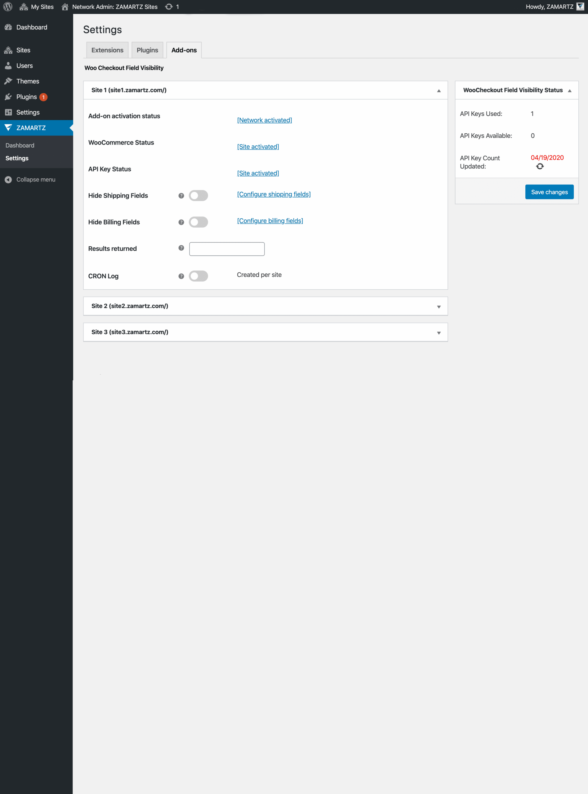 12 Paid Network Settings AddOn