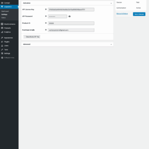 5 Paid Site Settings AddOn Activation
