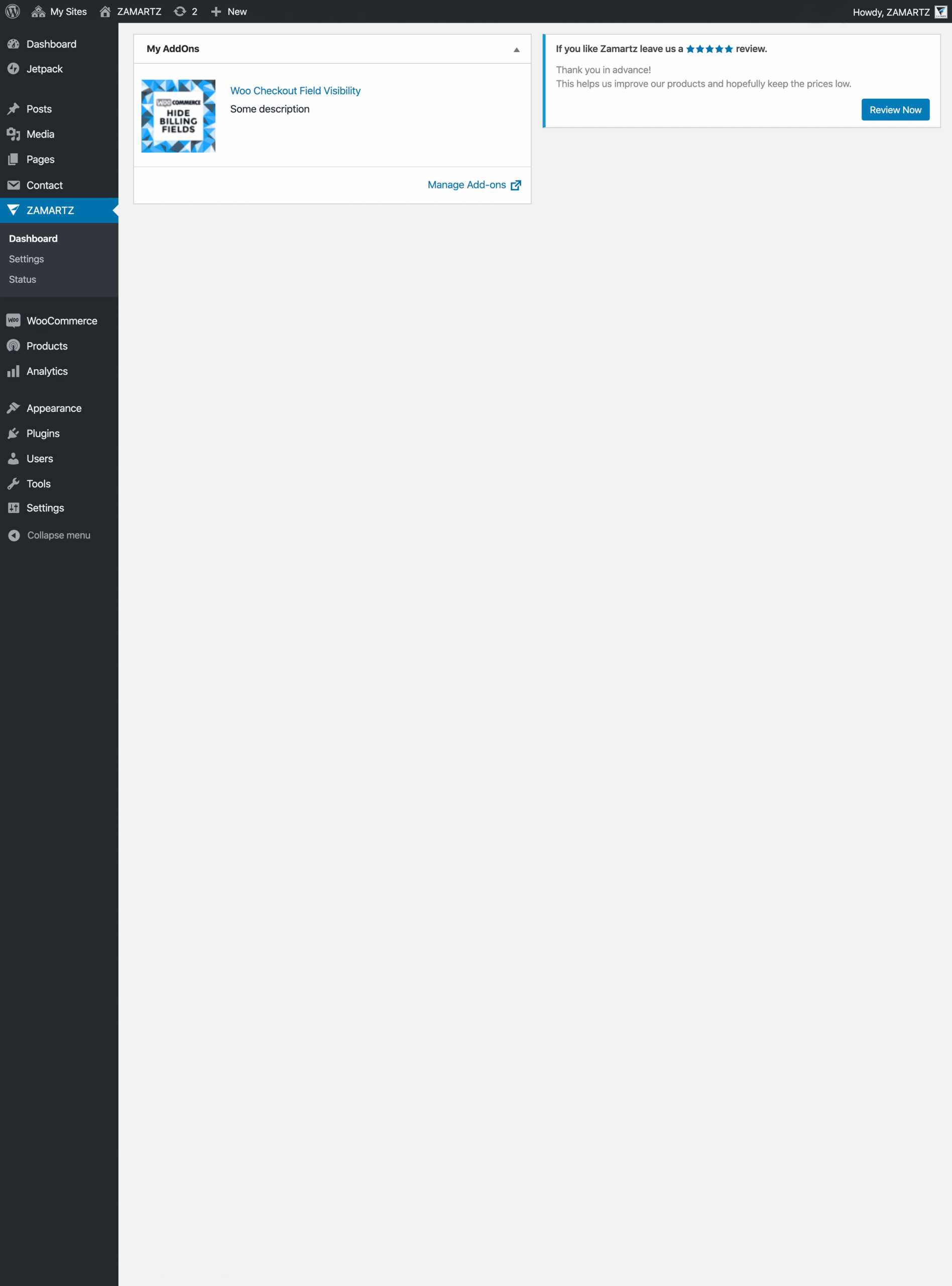 8 Paid Site Dashboard